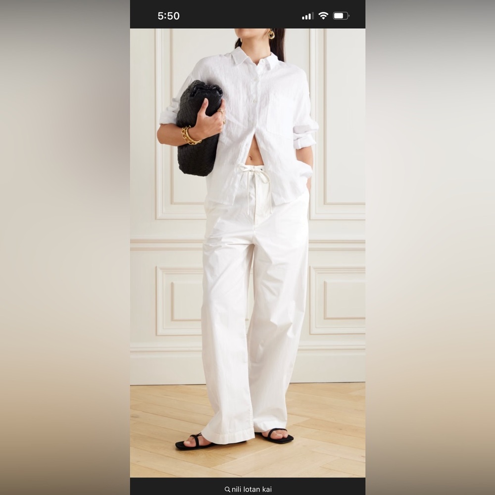 Nili Lotan Kai Wide Leg Pants brand new with all tags